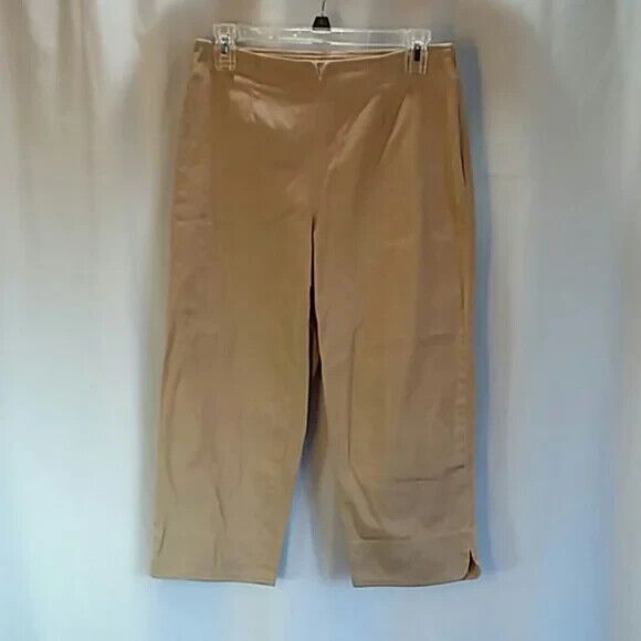 Eric Casual capri pants Size 8 (Petite) tan * - Picture 2 of 8